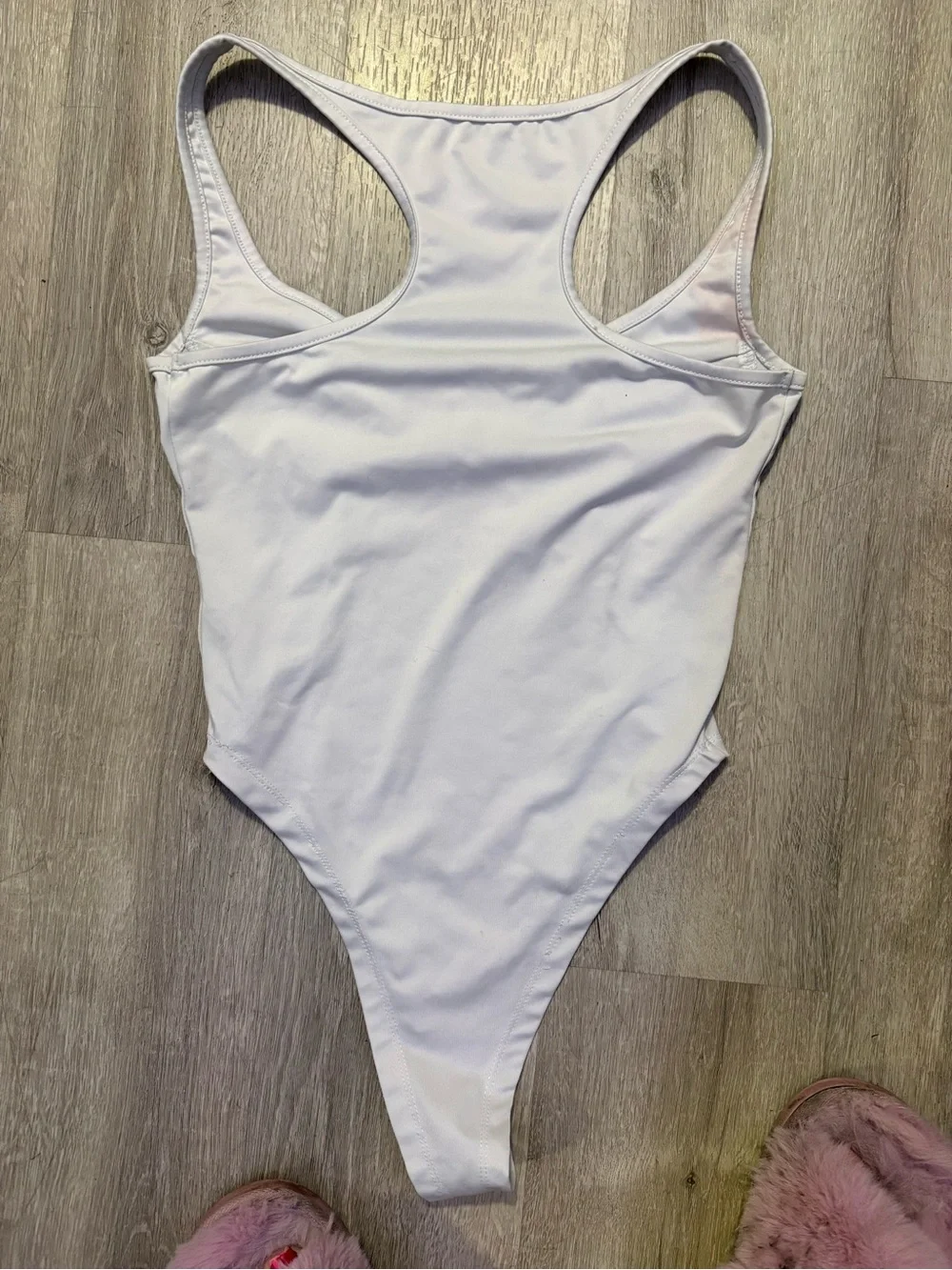 White One-Piece High-Cut - Picture 2 of 2